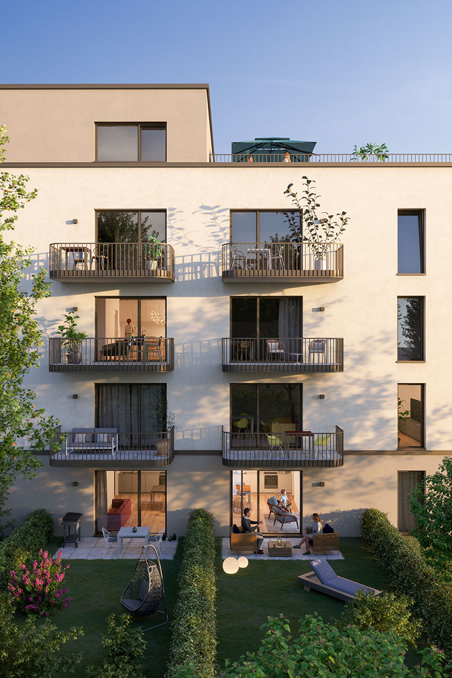 Visualisierung Stadthaus