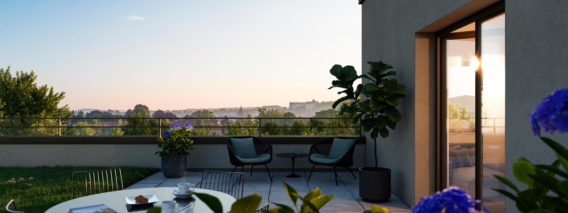 Visualisierung Terrasse